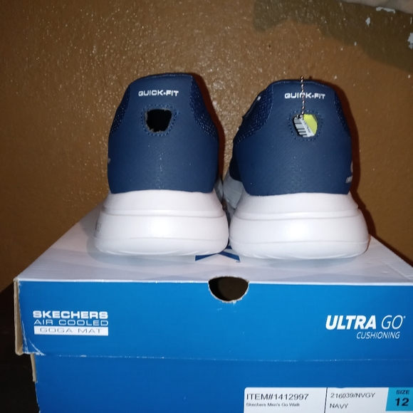 Mens navy Skechers go walk size 12 - Picture 3 of 6